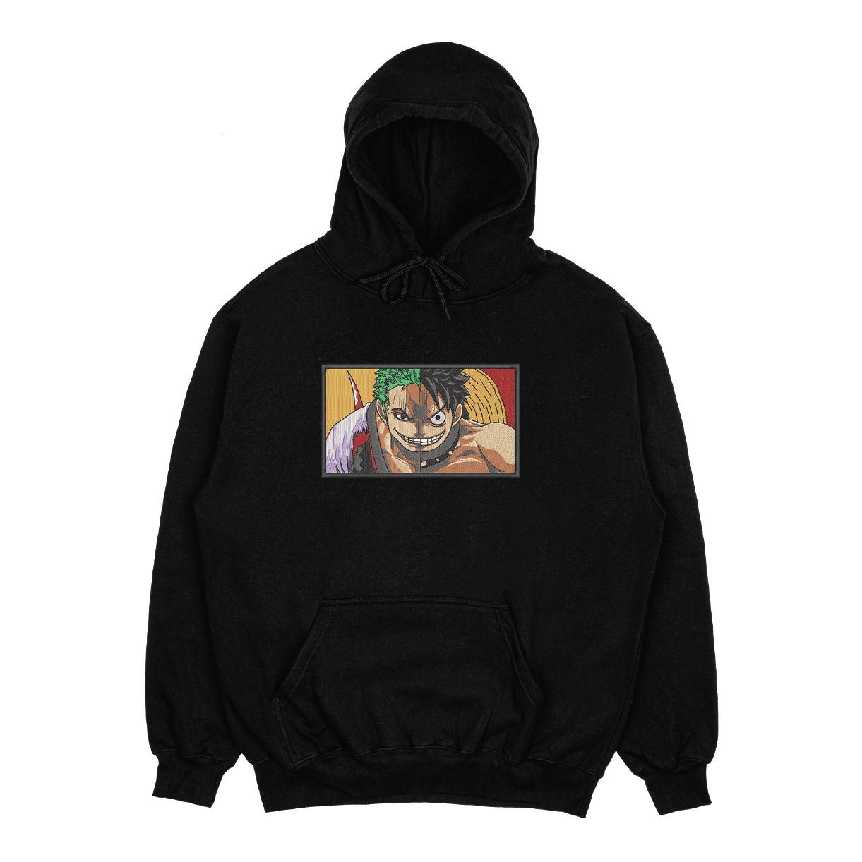 zoro x luffy Embroidered Hoodie - One Piece